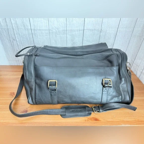 Vintage ELLINGTON The Original RucksackCompany Italian Leather Duffle Bag